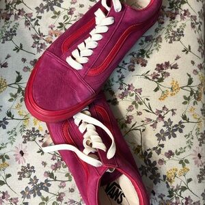 Vans Pink and white Sneakers